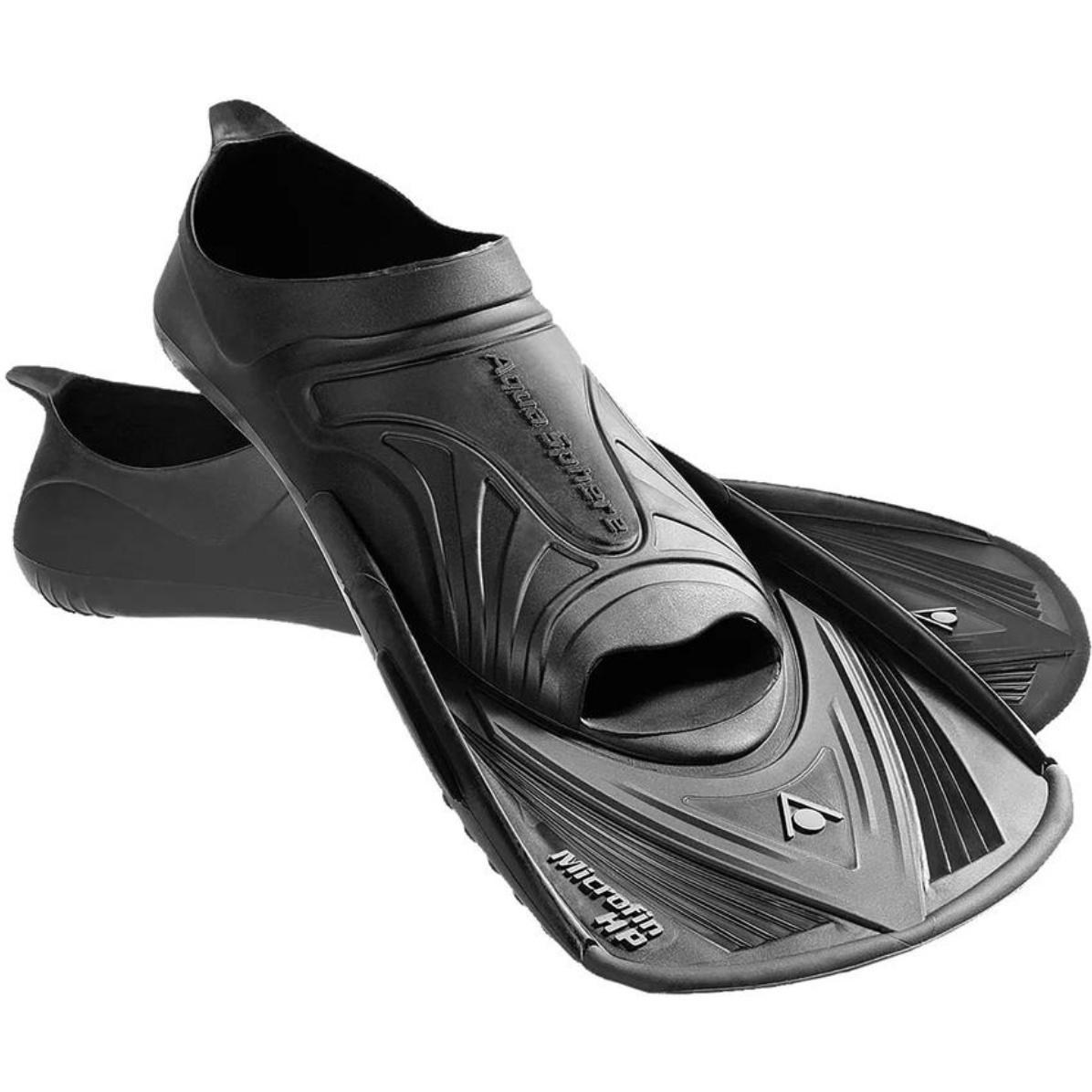 2025 Aquasphere Microfin Swim Fins FA3250101 - Black